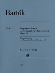 Improvisations on Hungarian Peasant Songs piano sheet music cover Thumbnail